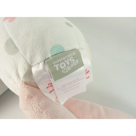 Mastermind Toys Baby Pink Cat Plush Stuffed Animal Sticky Hand and Feet Hearts - Picture 8 of 9